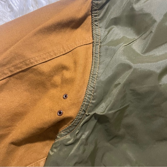 Vintage 80’s SafTBak Canvas Padded Shoulder Hunting Jacket size 2XL - Picture 7 of 9